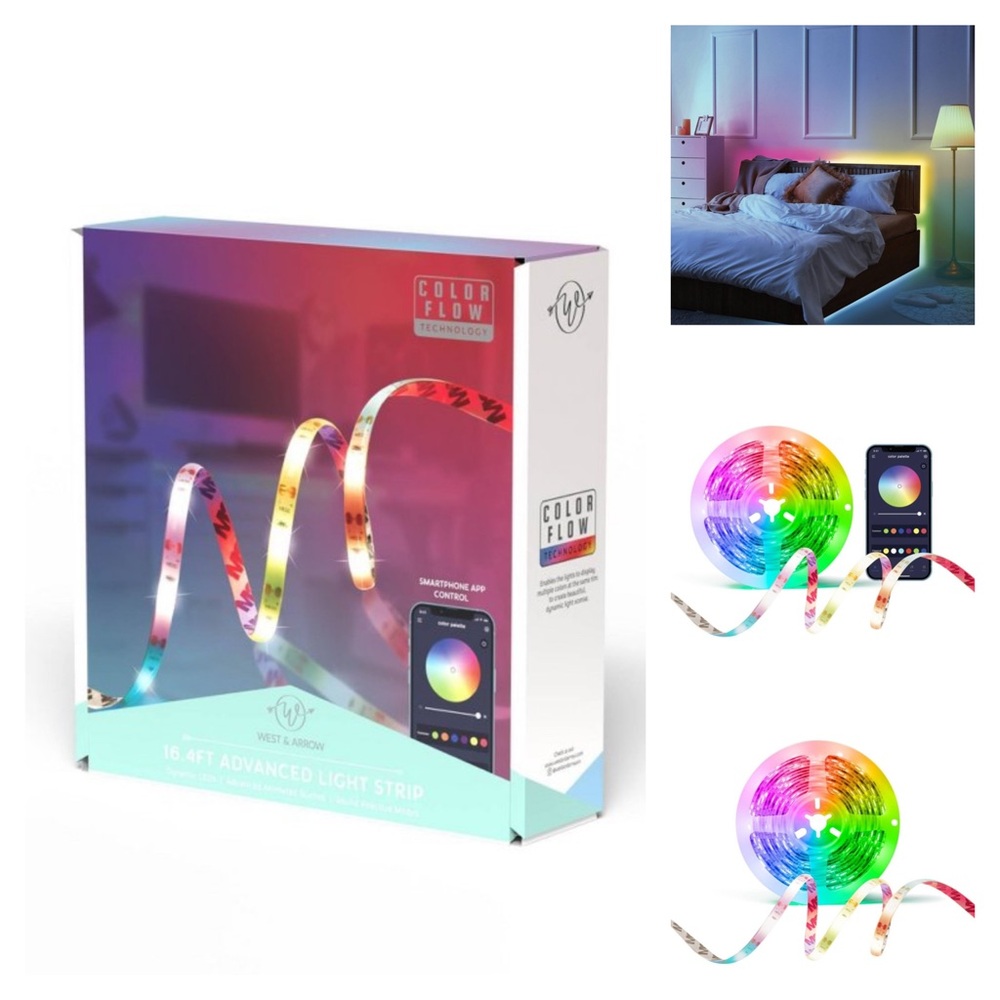 Teen Ambient LED Light Strip with Sound React - West & Arrow